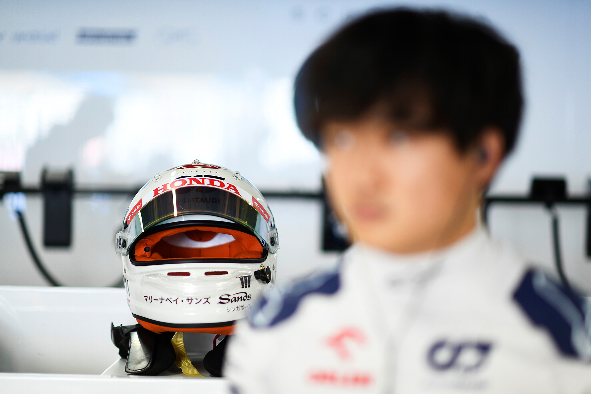 日本GP スペシャルヘルメット紹介 - Yuki Tsunoda - 角田裕毅